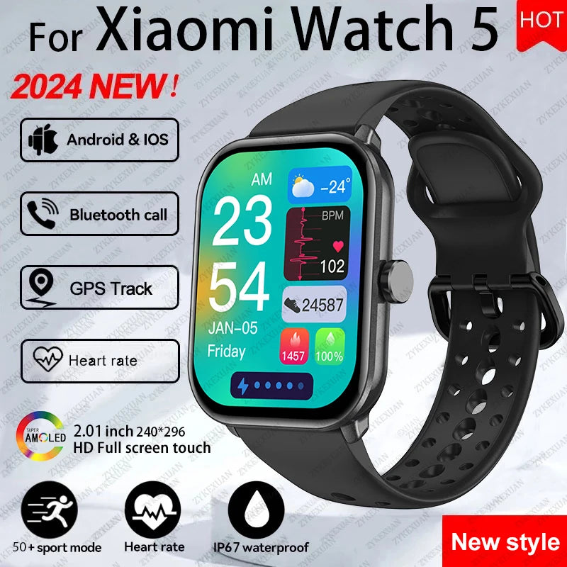 Reloj Inteligente Serie 5 Global con AMOLED, GPS y Llamadas Bluetooth