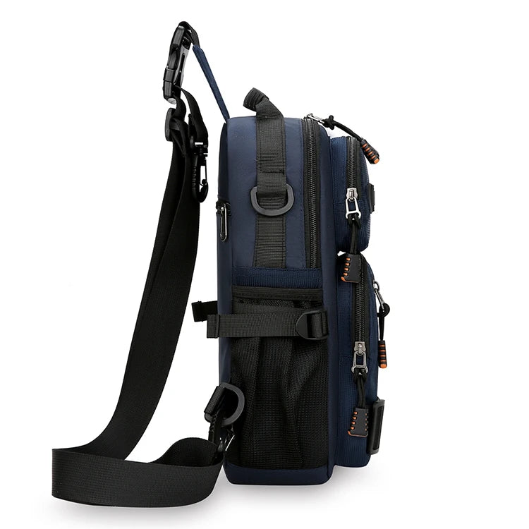 Bolso Bandolera Funcional y Moderno - Bolso de Pecho, de un Solo Hombro, Correa Ajustable, Perfecto para Viajes y Uso Diario