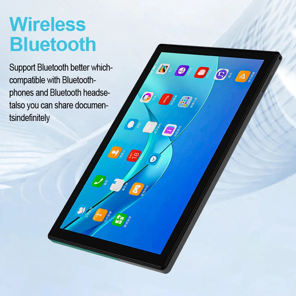 Tablet Android BDF de 10.1 pulgadas, Octa Core, 8GB RAM, 256GB, 4G LTE y 8000mAh