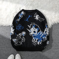Suéter de Punto Jacquard Dragon Roar, Cuello Redondo para Hombre