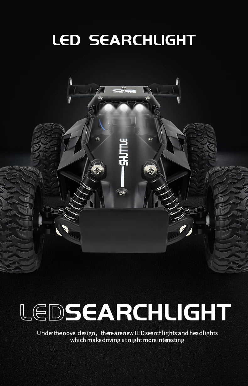Coche RC ZWN 1:16/1:20 Todoterreno con Luz LED y Control Remoto 2.4G