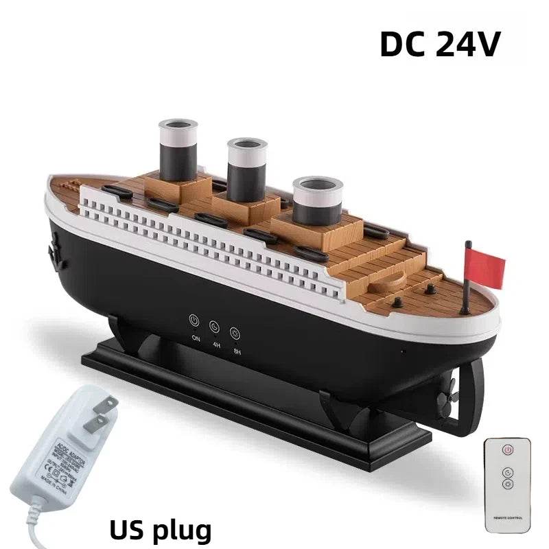 Humidificador Barco Titanic 250ml Control Remoto