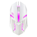 Ratón para juegos por cable USB, 5000 DPI, 3 botones, silencioso, retroiluminado, profesional, ergonómico, para ordenador, PC y portátil