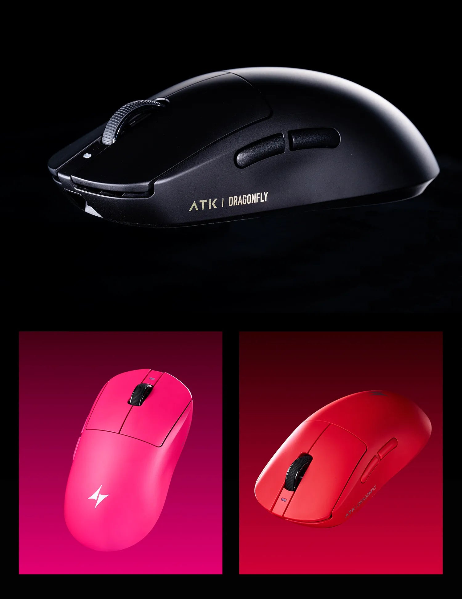 Ratón Inalámbrico para Juegos ATK A9 Air Plus A9 Mini Ultimate, 39g, Tamaño Pequeño/Mediano, PAW3955 MASTER 8K, Regalos para Gamers