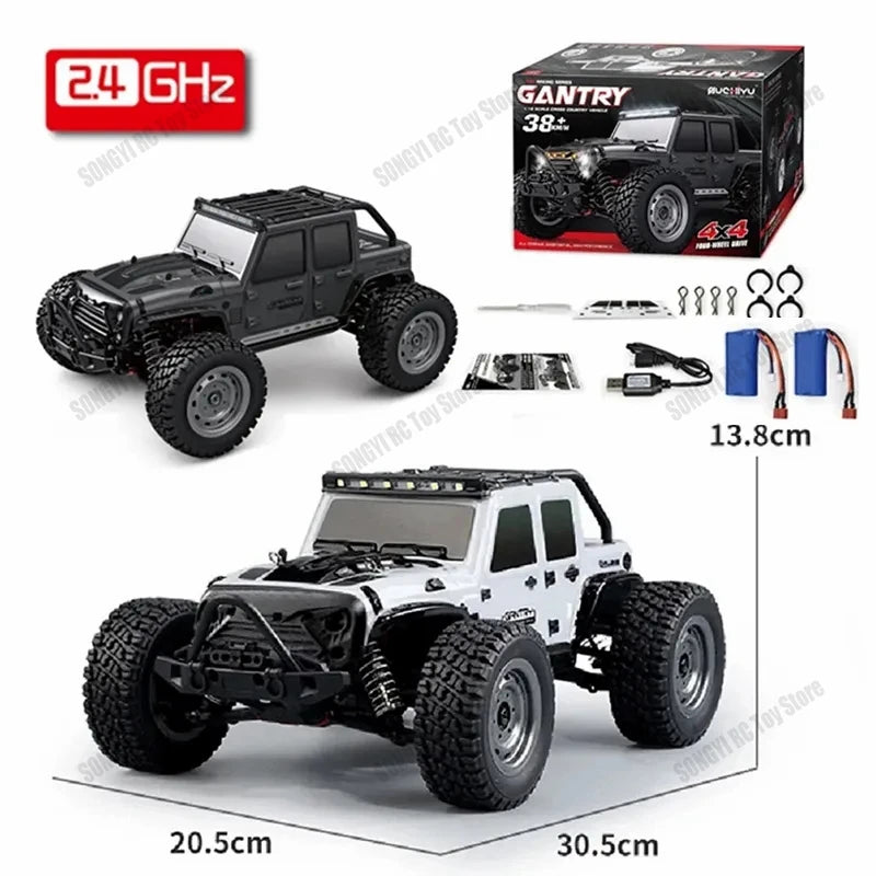 Auto RC 4x4 Todoterreno Alta Velocidad 50-80 km/h Escala 1:16