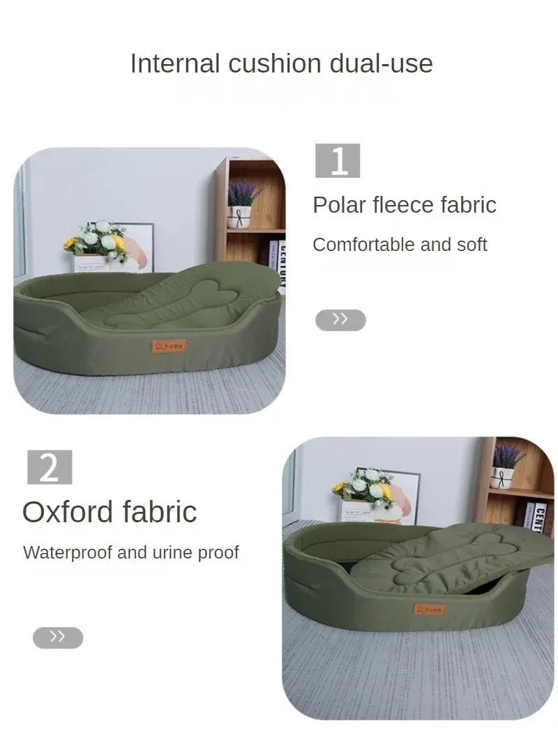 Cama y Cojín Esponjoso para Mascotas - Perros y Gatos
