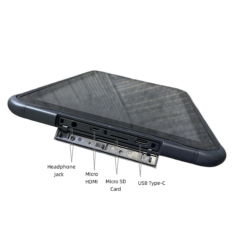 Tablet PC Android 12 de 10.1 Pulgadas con Lápiz Óptico Gratuito, 3GB de RAM, 64GB de ROM, CPU MT8168, WIFI, HD-MI, Resistente al Agua, Caídas y Polvo