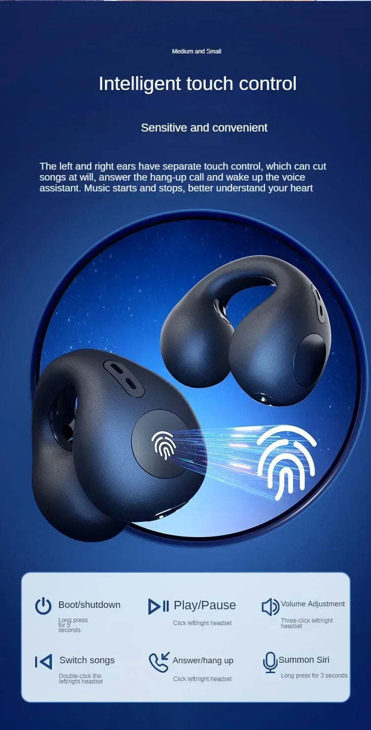 Nuevo Original T75 conducción de aire auriculares inalámbricos Bluetooth 5,3 auriculares deportivos calidad de sonido HiFi auriculares TWS impermeables