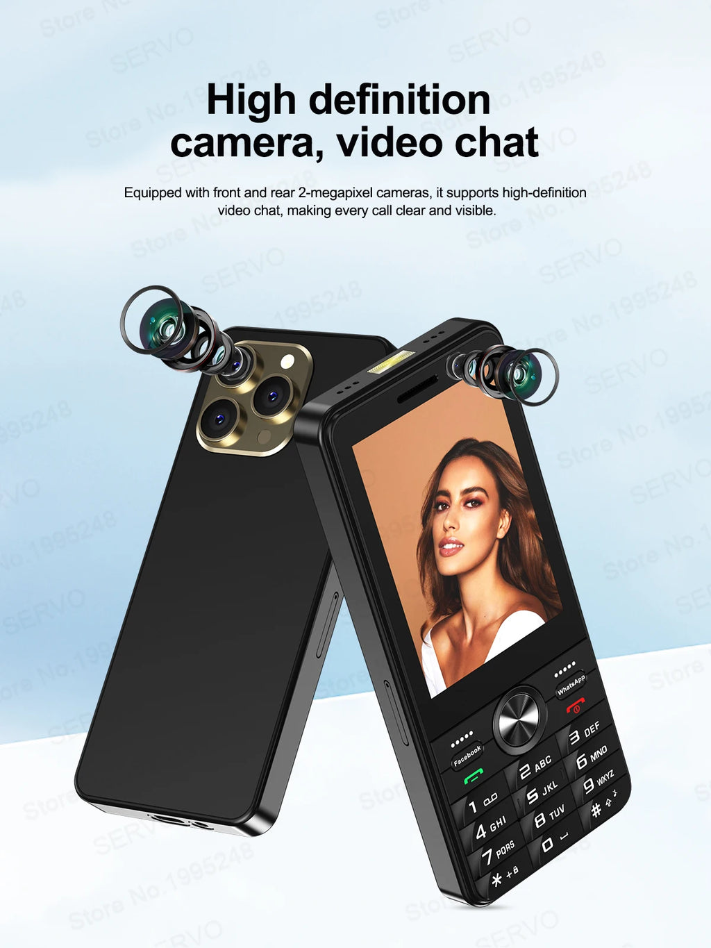 SERVO F24 PRO – Celular 4G Android 3.5" Doble SIM 2+16GB