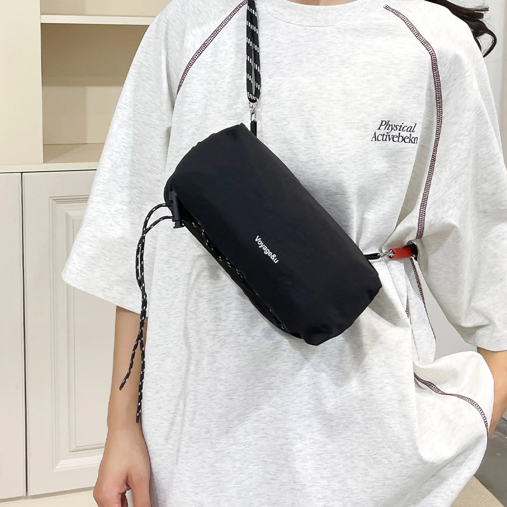 Bolso para botella de agua, bolso cruzado simple y liviano, bolso de hombro deportivo informal y moderno, bolso para teléfono móvil
