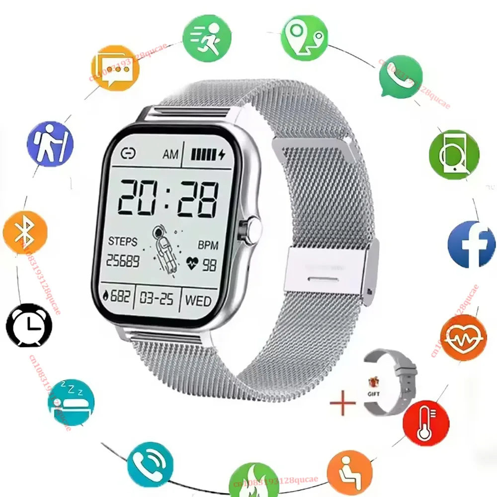 Reloj Inteligente 1.83 Pulgadas Llamadas Bluetooth HW12