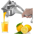 Exprimidor manual, exprimidor de jugo de fruta, herramienta extractora de exprimidor de cítricos resistente desmontable, exprimidor de aleación de metal de primera calidad