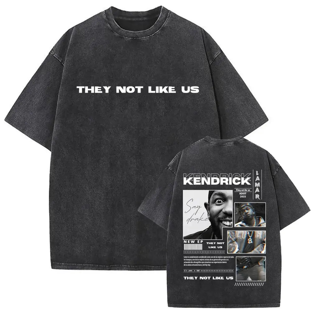 Camiseta Vintage Kendrick Lamar, Hip Hop Oversize, Unisex