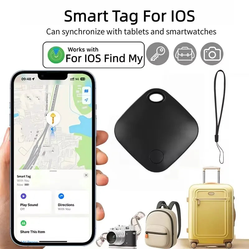 Localizador GPS Inteligente con Bluetooth, Funciona con la Aplicación Buscar, Dispositivo Antipérdida con Recordatorio para iPhone, Reemplazo de Etiqueta, Certificado MFI