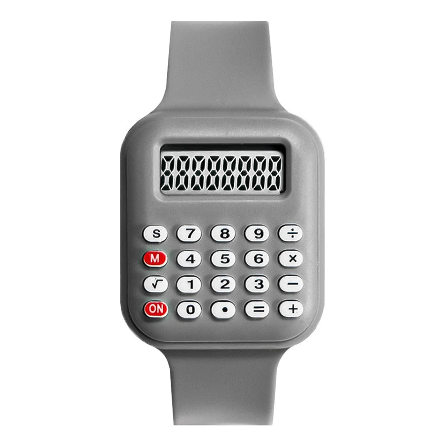 Reloj con calculadora creativa, reloj Digital LED de dibujos animados para niños, reloj electrónico deportivo de moda para niños y niñas, reloj de regalo para estudiantes
