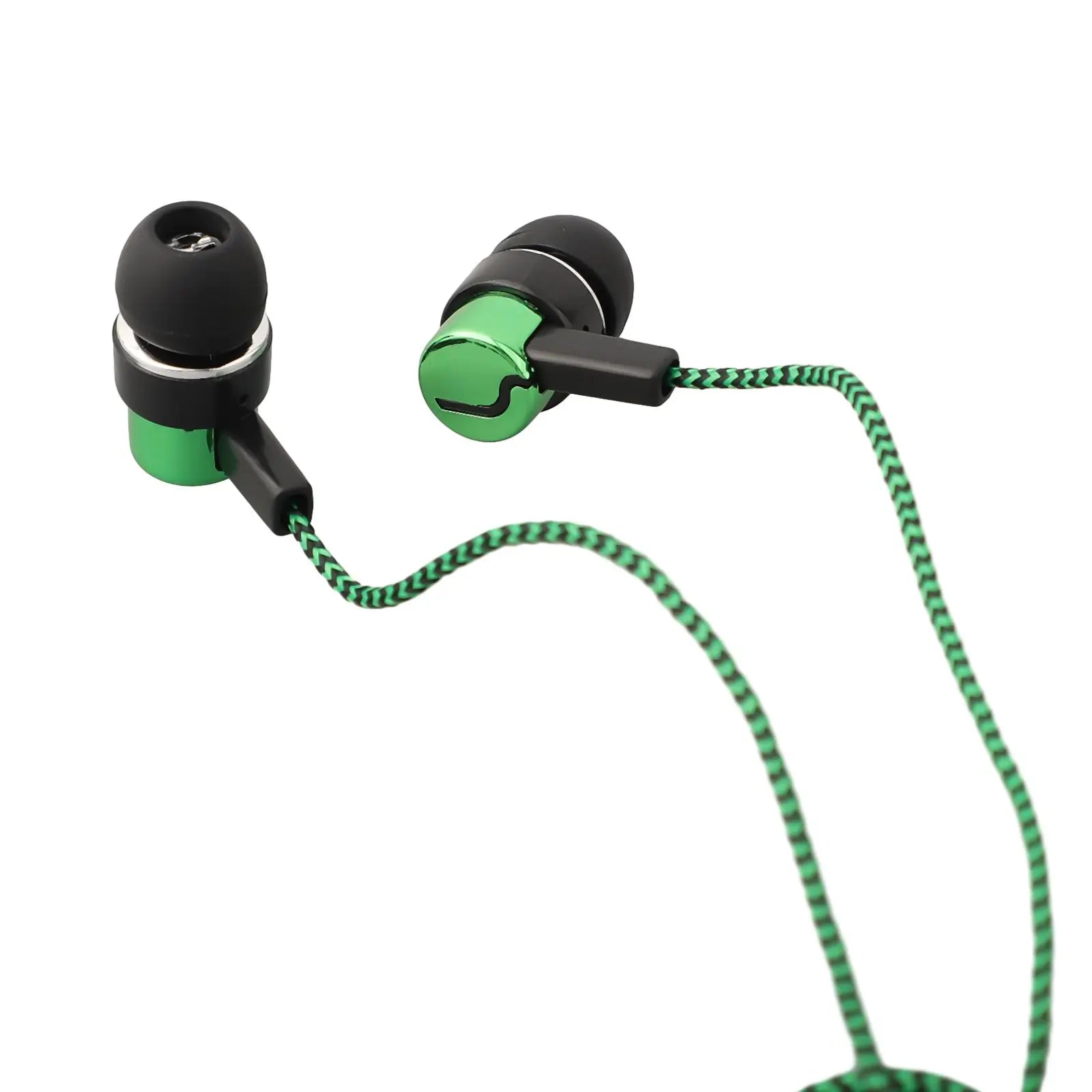 Experimente graves potentes con auriculares internos con cable, auriculares estéreo de 3,5 mm para dispositivos móviles, diseño con aislamiento de ruido
