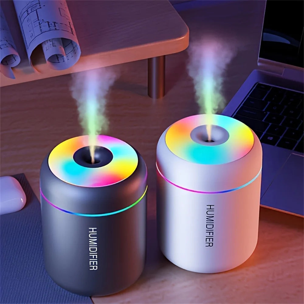 Humidificador Difusor Aromático con Luz Ambiente