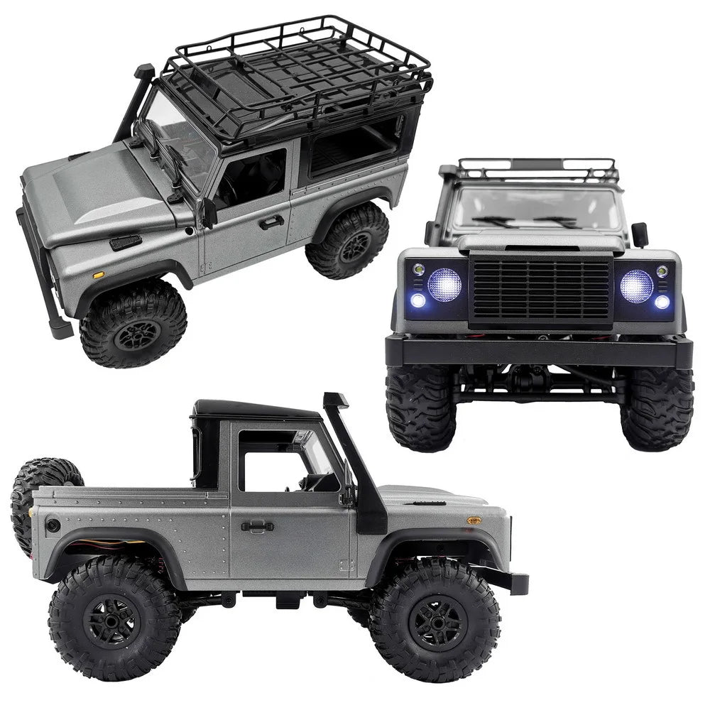 MN MN99S MN78 MN98 MN99 D90 1/12 RC coche 2,4G Control remoto 4X4 todoterreno luz LED 4WD escalada RC camión coche de juguete regalo para niño