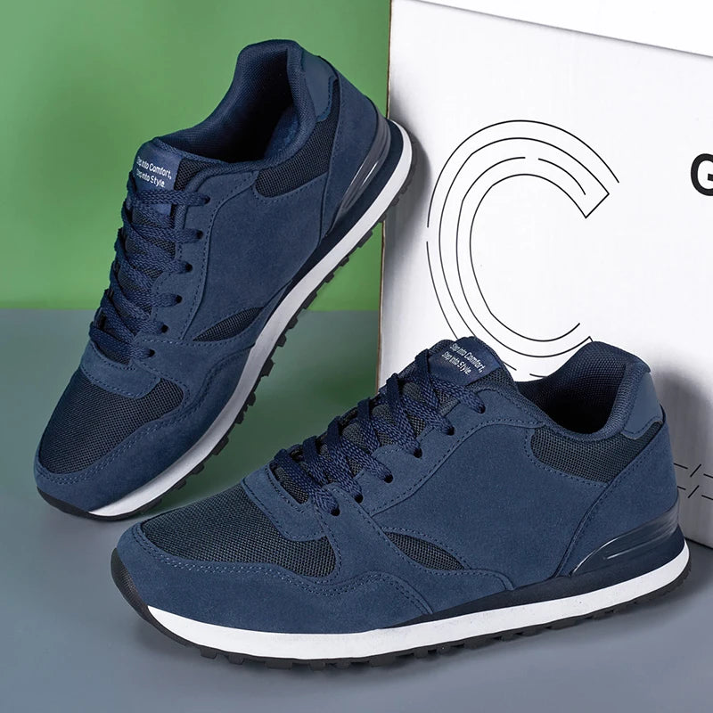 Nuevos zapatos transpirables para correr para hombre, zapatos deportivos flexibles a la moda para parejas, zapatillas antideslizantes para hombre, tenis ligeros para exteriores 40-46