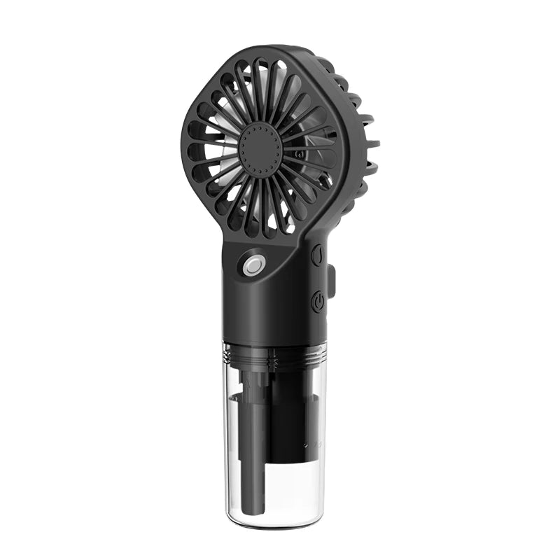 Ventilador de Mano con Rociador de Agua USB
