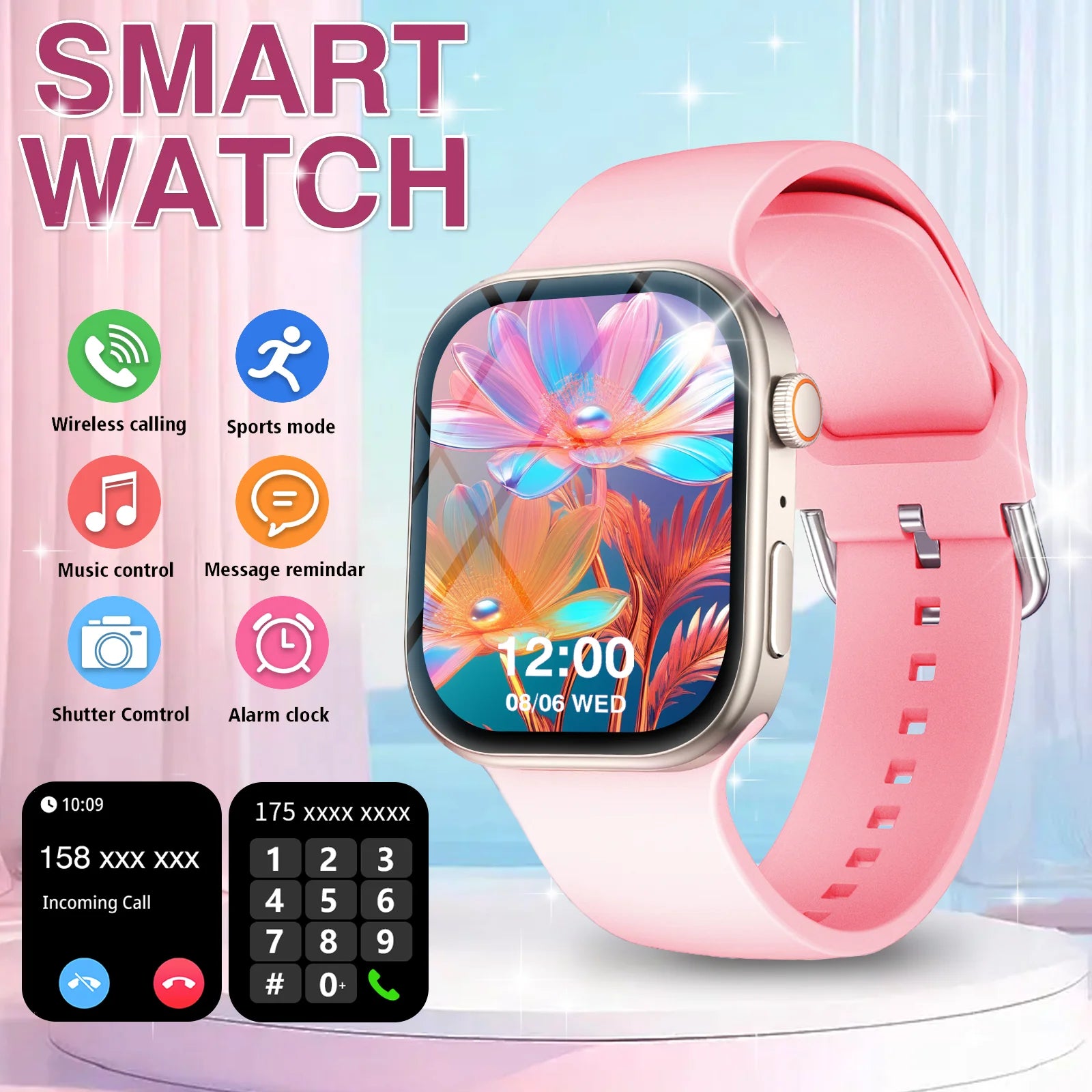 Reloj Inteligente P98 con Llamadas, Modos Deportivos y Recordatorios de Apps
