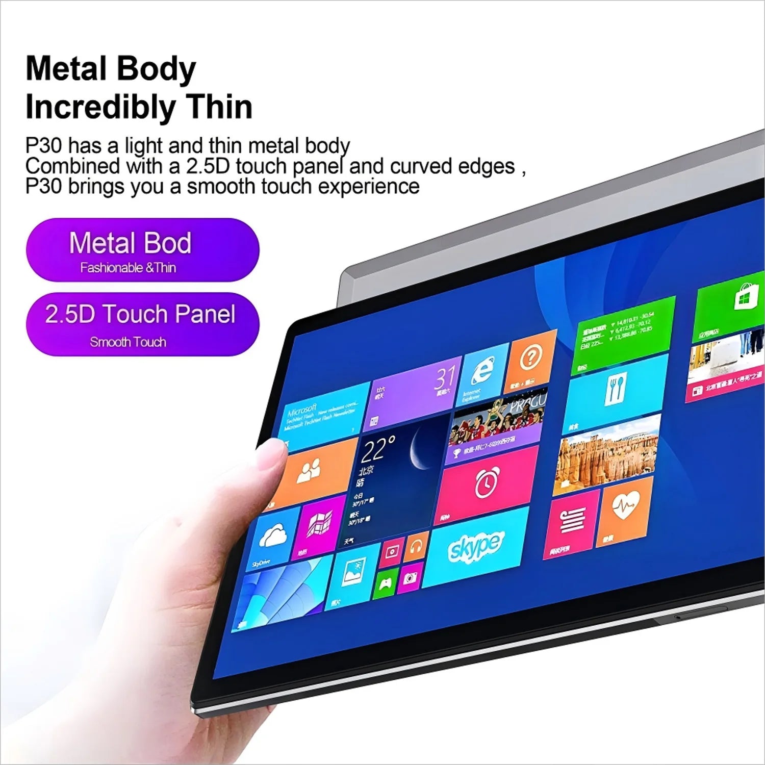 Tablet Android BDF de 10.1 pulgadas, Octa Core, 8GB RAM, 256GB, 4G LTE y 8000mAh