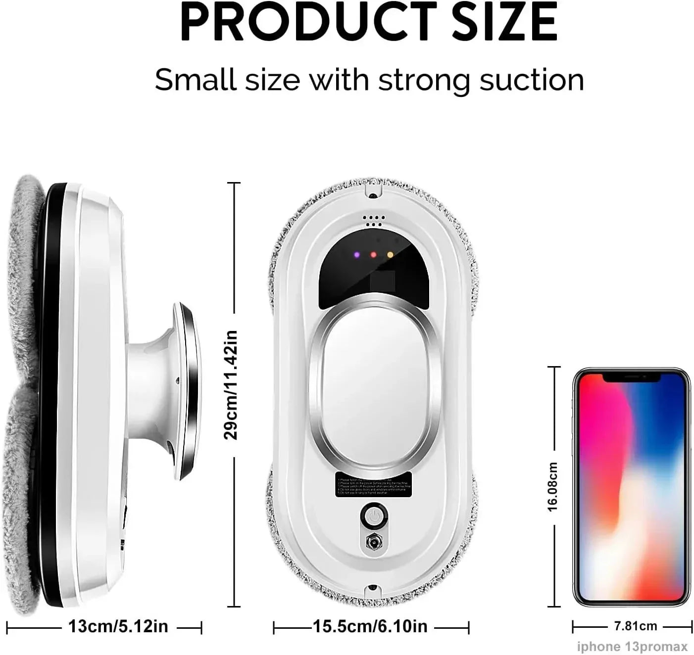 Robot inteligente para limpieza de ventanas, limpiador de cristales eléctrico con Control remoto para el hogar, limpiador de ventanas de balcón de gran altura