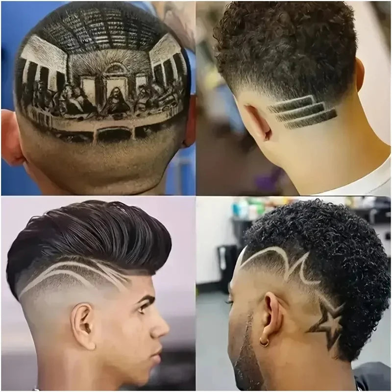Máquina Cortadora de Pelo Eléctrica Inalámbrica Profesional para Barbería