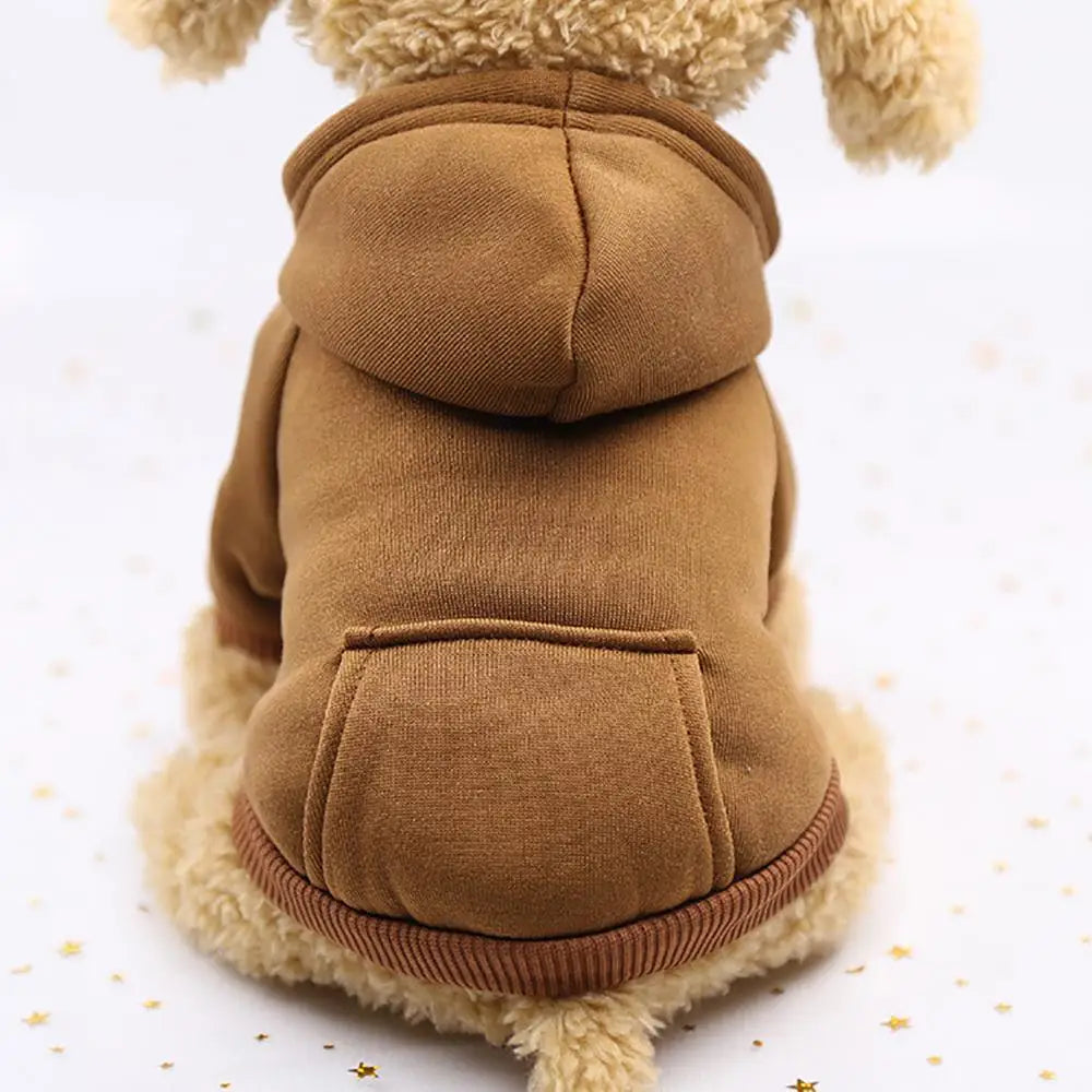 Buzo con Capucha para Perro - Abrigo de Algodón para Mascotas