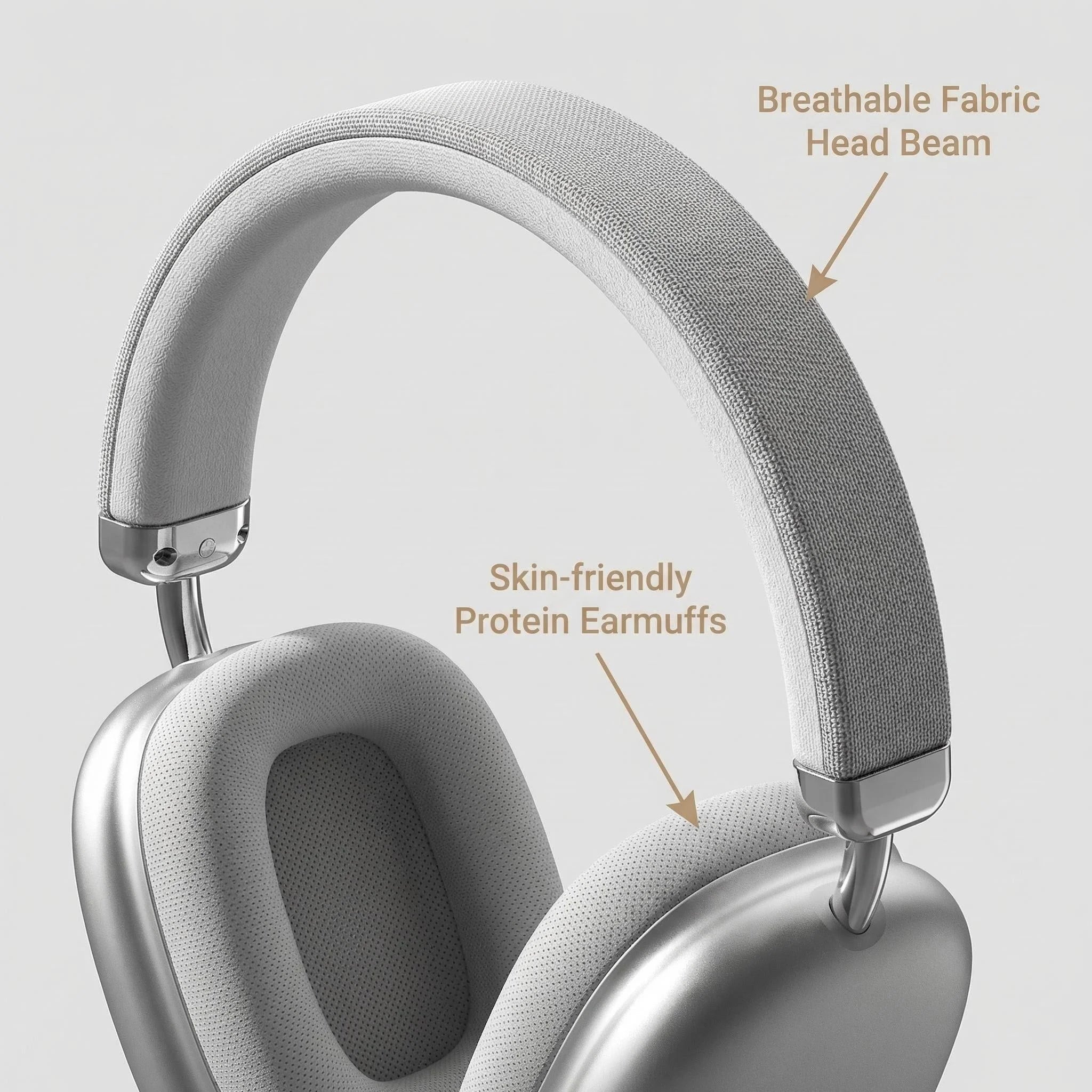 Auriculares Diadema de Tela HiFi Cancelación Ruido