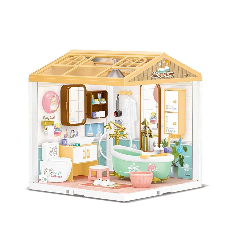 Kit de Construcción DIY Miniatura con Luces LED