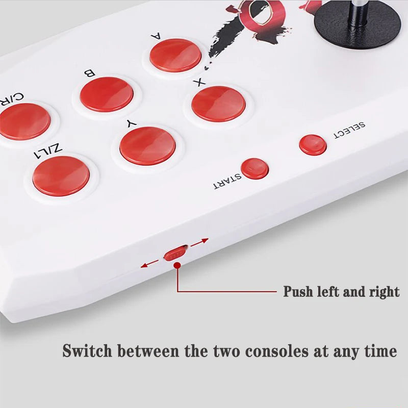 Consola Arcade M8 Game Stick 4K con Doble Joystick, 41000 Juegos Retro, Emulador MAME PS1 9, WiFi Integrado, Compatible con TF