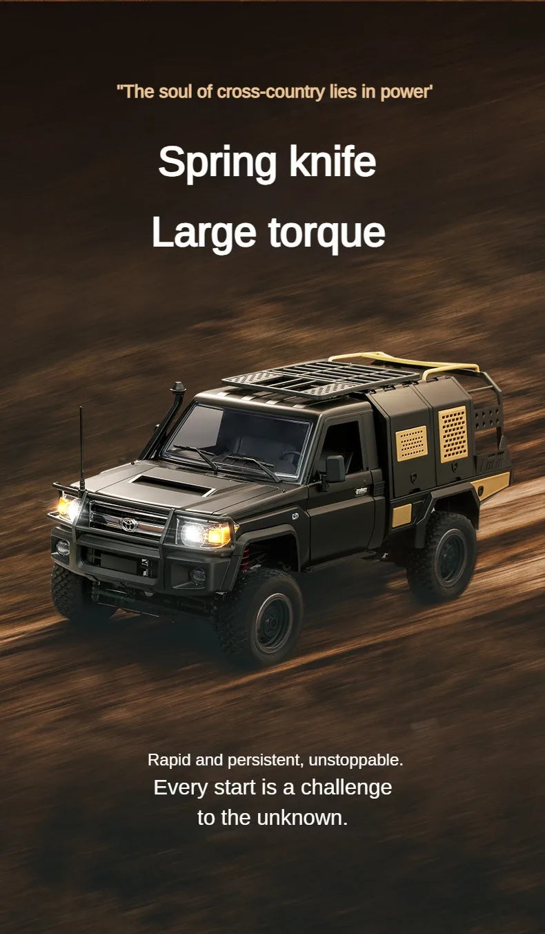 ZWN MN82 MN82S LC79 1/12 camioneta corta RC a escala completa 4WD Control remoto escalada todoterreno coche juguetes para niños regalos de navidad