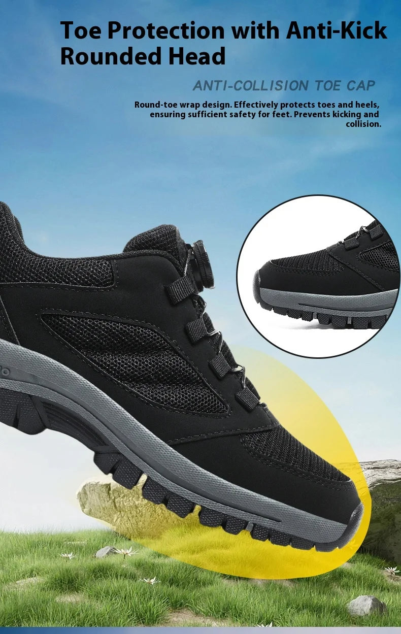 Zapatillas Deportivas Hombre con Hebilla Giratoria - Senderismo 39-48