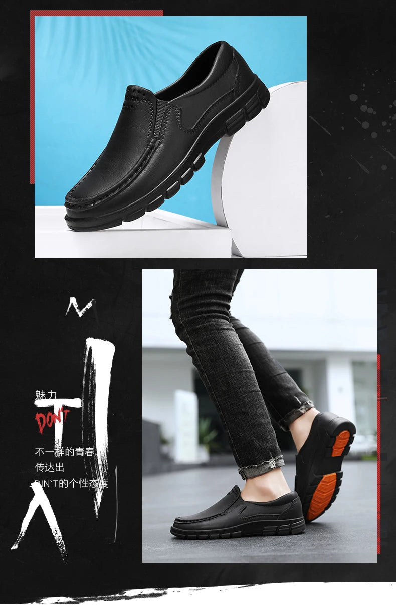 Zapatos de Chef Antideslizantes para Hombre — Suela EVA, Resistentes al Aceite