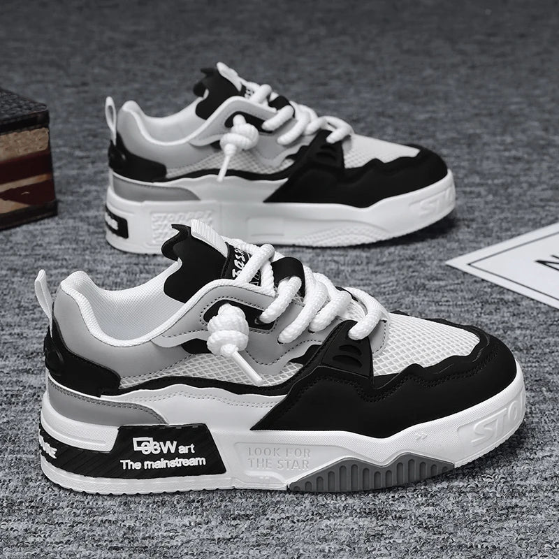 Zapatos transpirables para hombre, zapatos casuales de skate, zapatos deportivos, para entrenamiento diario, senderismo al aire libre, caminatas por la calle. Unisex, adecuado para