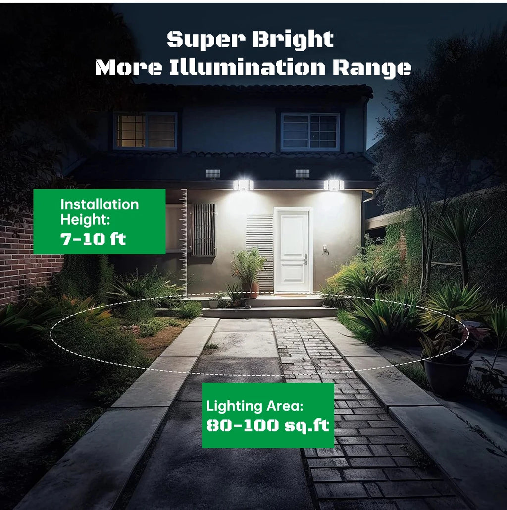 Luz Solar LED 278 Cuentas para Jardín con 3 Modos y Mando