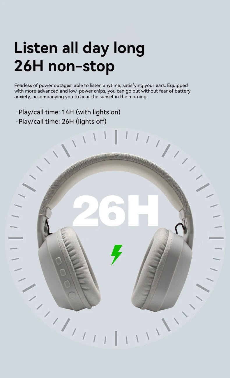 MZYDM Auriculares Intrauditivos Gaming Bluetooth 5.4