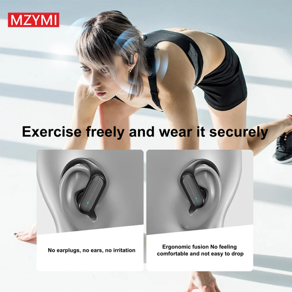 MZYMI Auriculares Bluetooth 5.3 Pantalla Digital