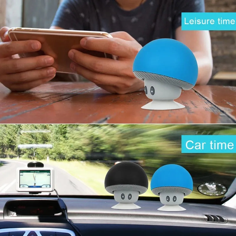 Altavoz Bluetooth Portátil con Ventosa y Subwoofer