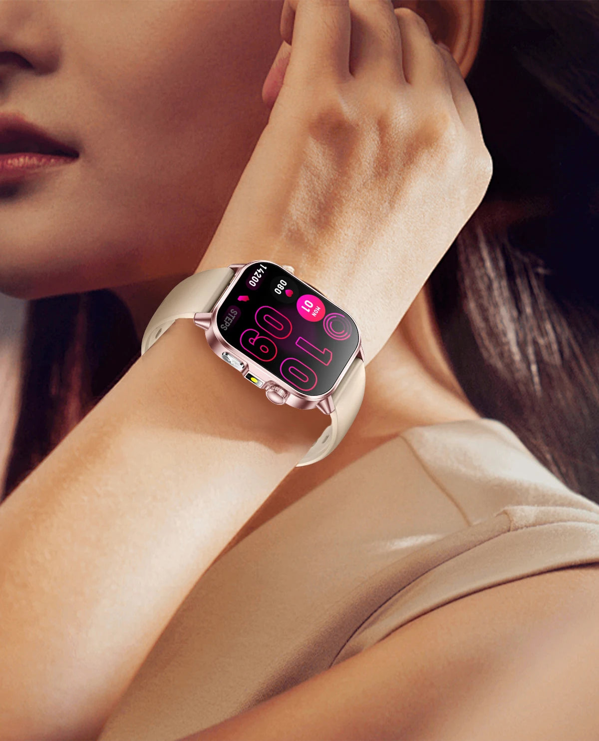 Reloj Inteligente con Diagnóstico ECG, Oxígeno en Sangre y Pantalla AMOLED