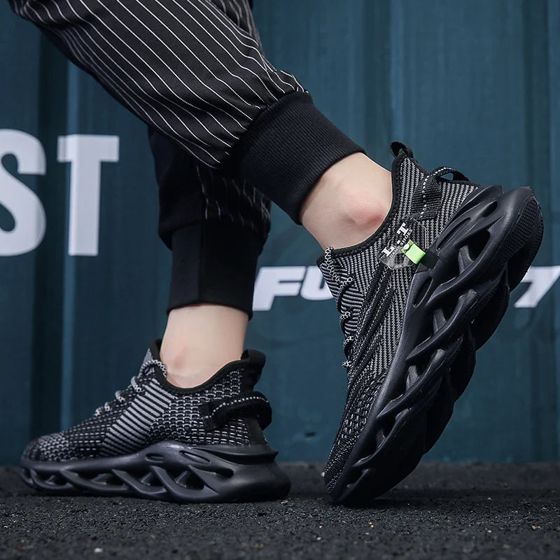 Zapatos deportivos informales de gran tamaño, zapatillas informales para hombre y mujer, nuevos zapatos impermeables para hombre, zapatos para correr ligeros, cómodos y transpirables
