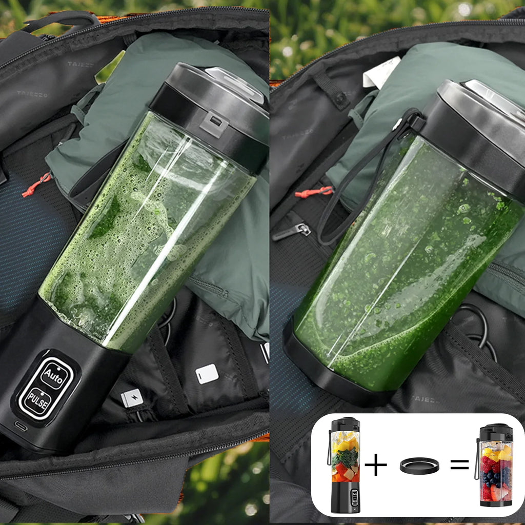Licuadora Eléctrica Portátil para Jugos y Batidos de Frutas
