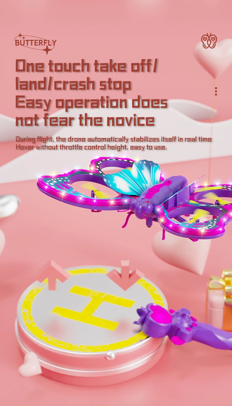 Avión RC con Detección de Gravedad, Mini Dron Quadcopter