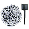 Guirnalda de luces solares para exteriores, impermeable, con 8 modos, para decoración de patio, jardín, árbol, fiesta