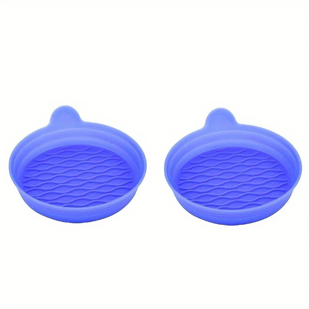 Estera Universal para taza de coche de silicona, estera para taza de agua con orificio medio para coche, estera para taza de agua creativa antideslizante circular para coche