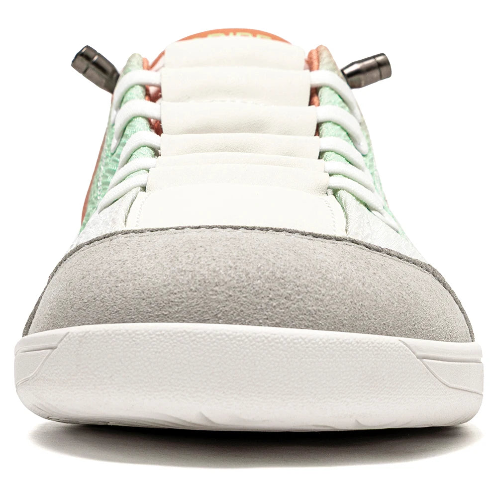 HOBIBEAR Zapatos de malla con punta ancha para hombre, zapatillas sin cordones, transpirables, ligeras, para caminar, con efecto tie-dye, unisex