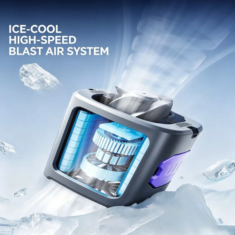Ventilador de Cintura con Refrigeración por Semiconductor y Carga USB