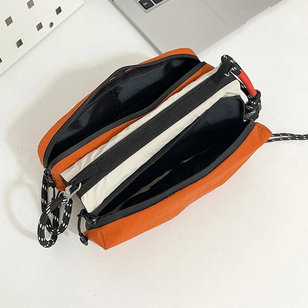 Bolso para botella de agua, bolso cruzado simple y liviano, bolso de hombro deportivo informal y moderno, bolso para teléfono móvil