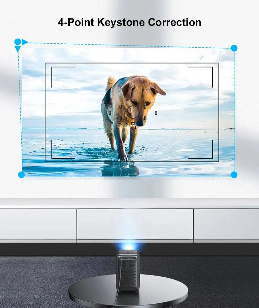 Proyector Lenovo T100 4K Full HD 1080P con Android Smart TV y cine en casa